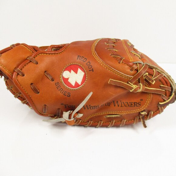 WORTH Model RD-C Baseball RHT 12" Catchers Mitt Made in Japan - Picture 4 of 6